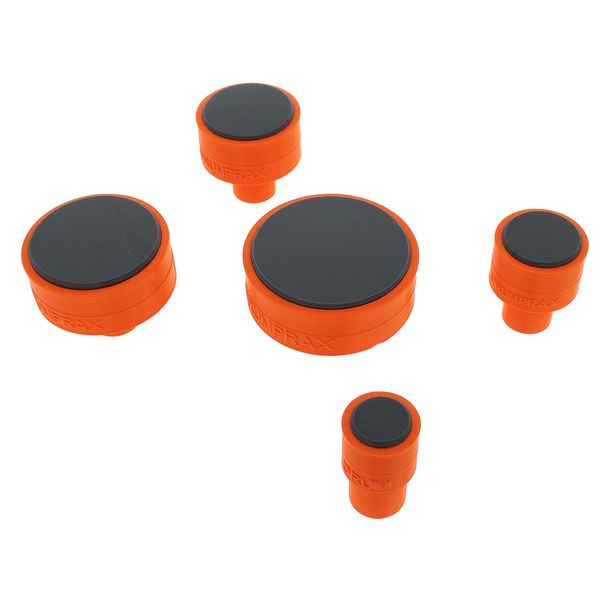Drumprax Take 5 Practice Pads Orange