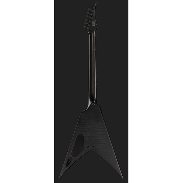 Solar Guitars V2.6FBB Baritone Flame Black