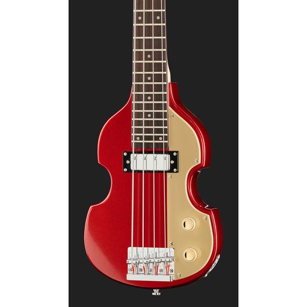H&ouml;fner Shorty Violin Bass CT Red