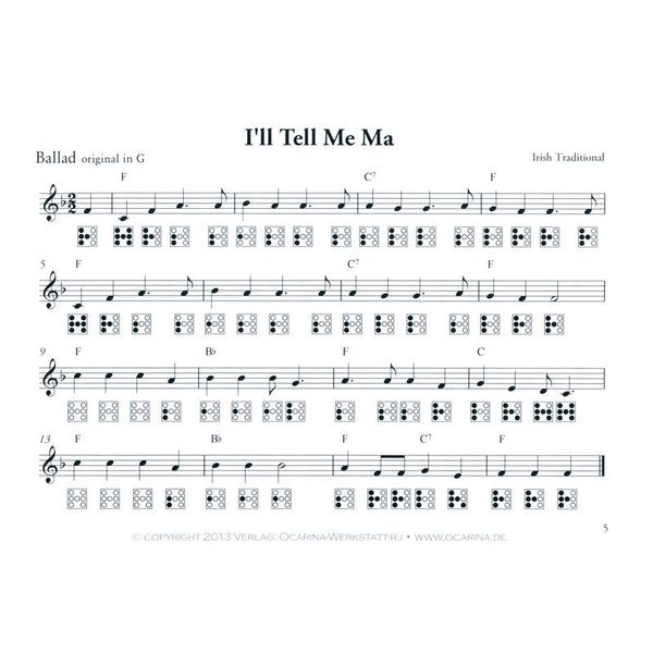 ocarinamusic Irische Lieder für Ocarina