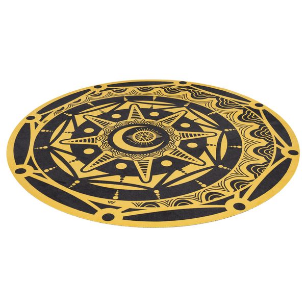 Zultan Drum Rug Black Orbit