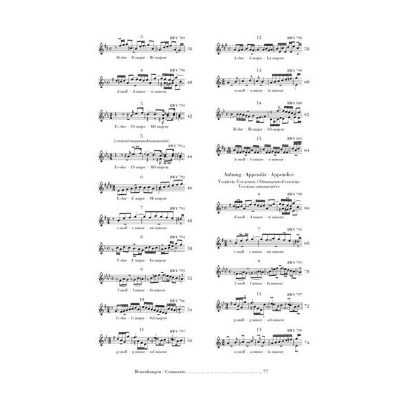 Henle Verlag Bach Inventionen und Sinfonien