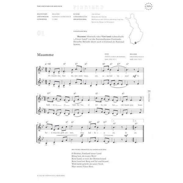 Edition Dux Europa in Noten