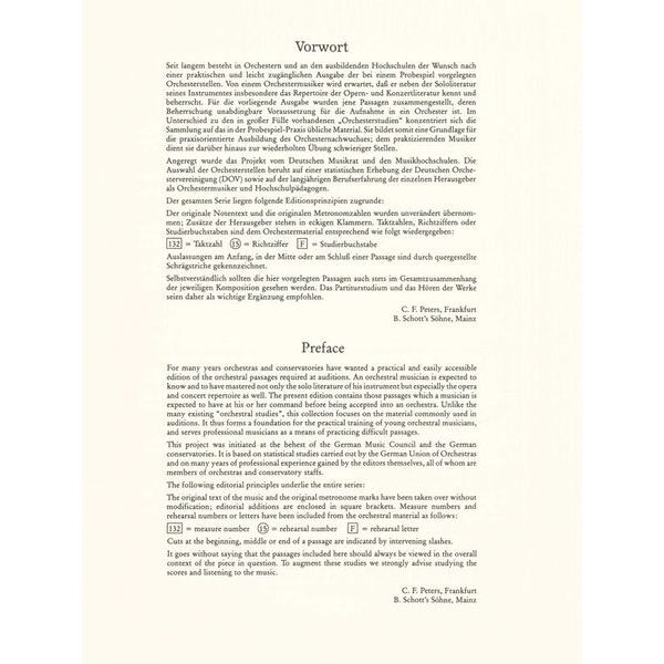 Schott Orchester Probespiel Pauke