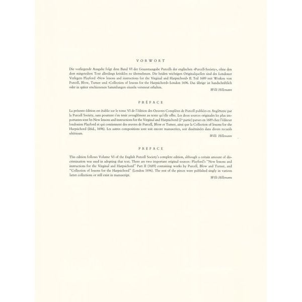 Schott Purcell Suiten und Stücke