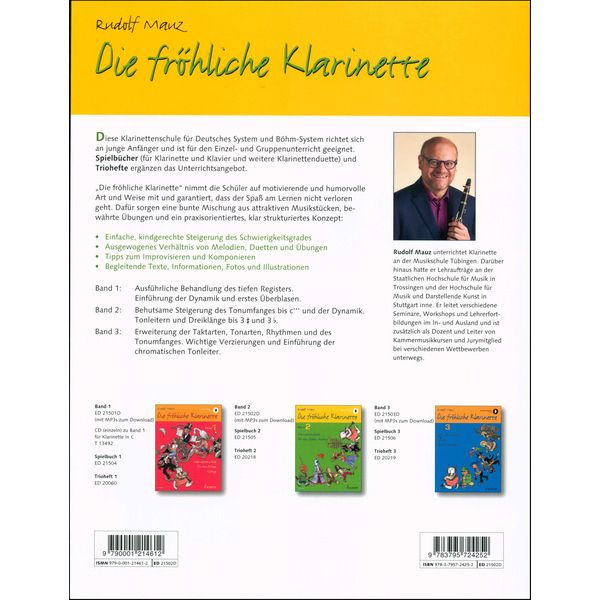 Schott Die Fröhliche Klarinette 2