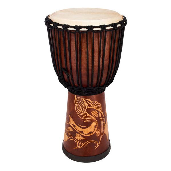 Terre Djembe Carved Dragon 60cm