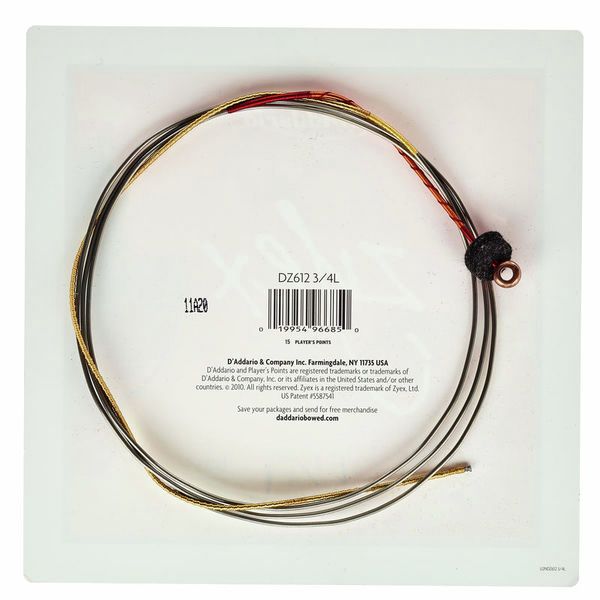 Daddario DZ612-3/4L Zyex Bass D light