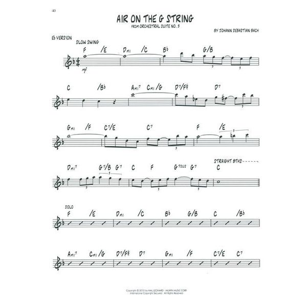 Hal Leonard Jazz Play-Along J. S. Bach