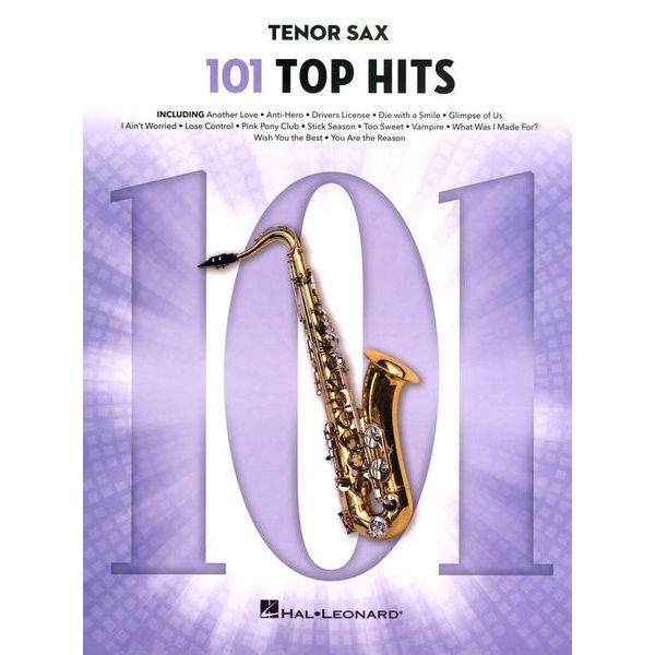 Hal Leonard 101 Top Hits for Tenor Sax