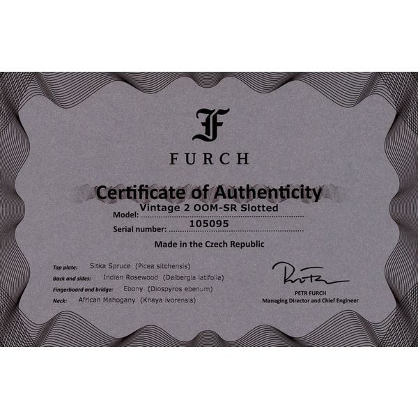 Furch Vintage 2 OOM Slotted a