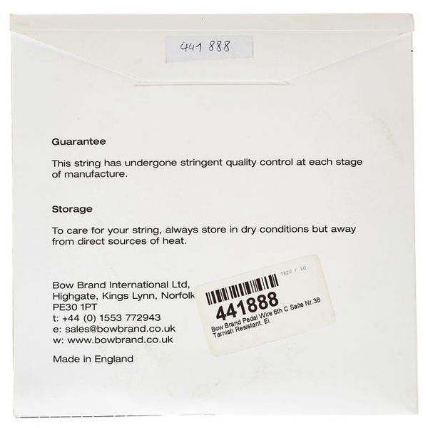 Bow Brand Pedal Wire 6th C String No.38