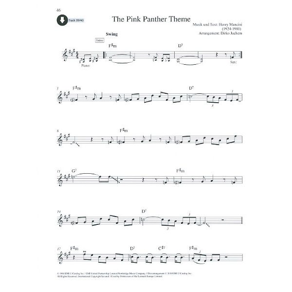 Schott Saxophone Lounge Best Of T-Sax