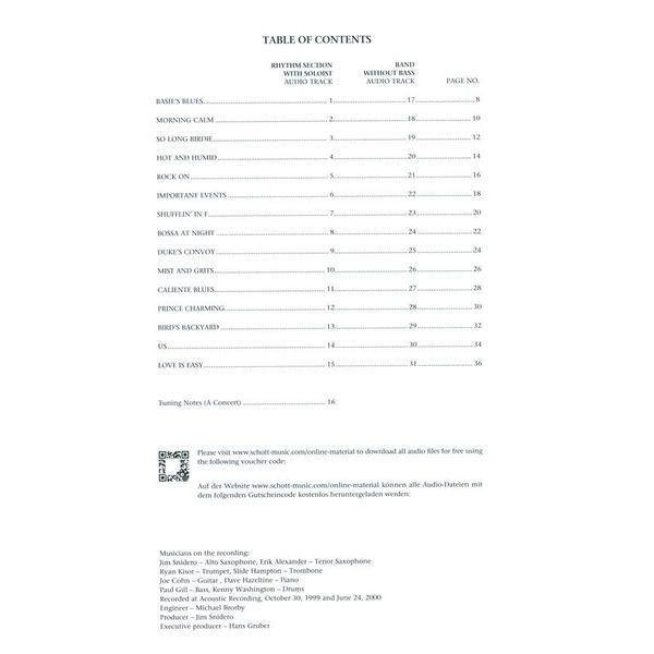 Advance Music Easy Jazz Conception Bass Line