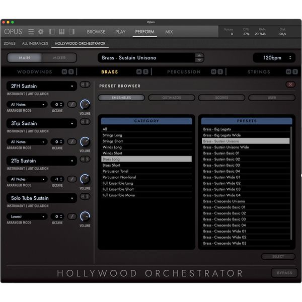 EastWest Hollywood Orchestra Opus Edit.