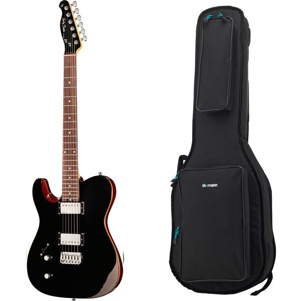 Harley Benton Fusion-T HH HT LH EB BK w/Bag