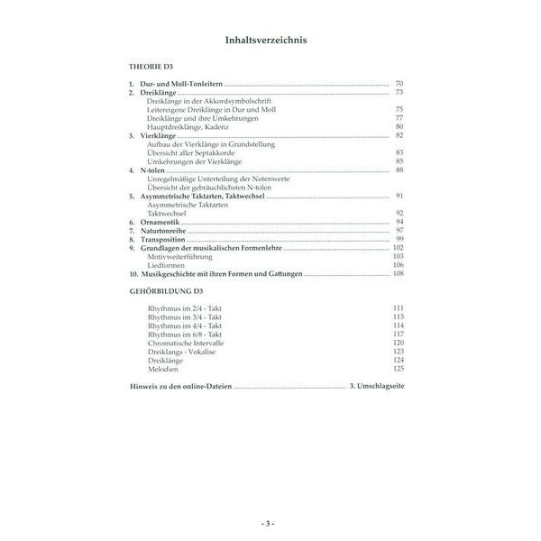 Musikverlag Heinlein Theorie D2/D3