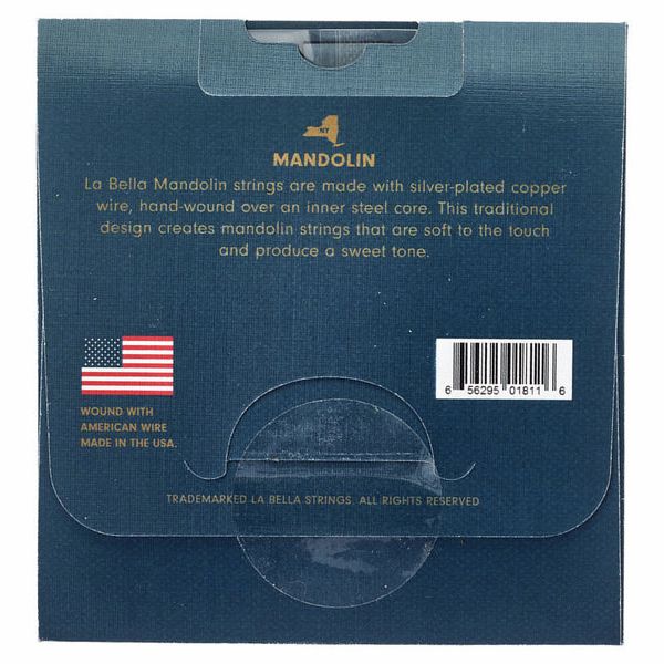 La Bella 770L Mandolin Silv.Pl. Light