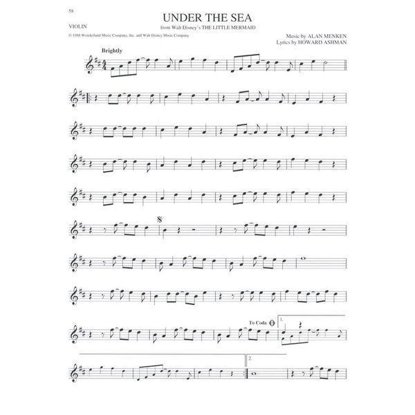 Hal Leonard The Big Book Of Disney Violin