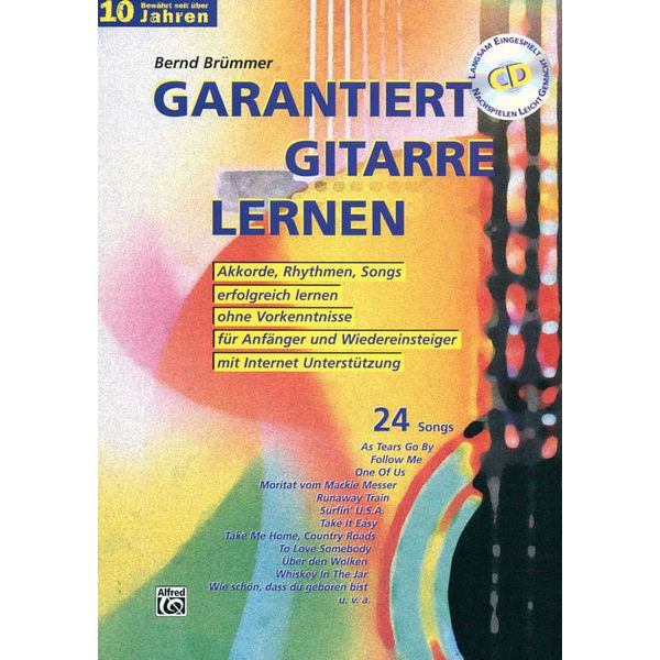 Alfred Music Publishing Garantiert Gitarre Lernen