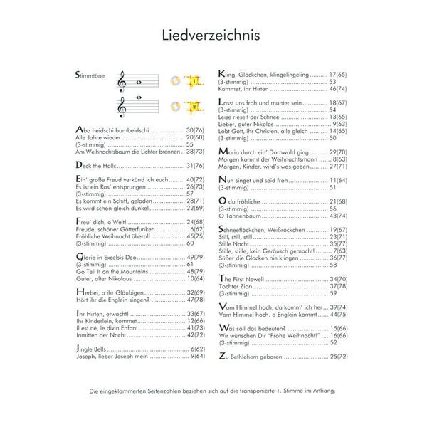 Horst Rapp Verlag Fröhliche Weihnacht Flute