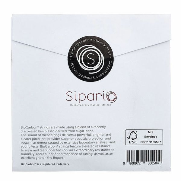 Sipario BioCarbon Str. 2nd Oct, MI/E