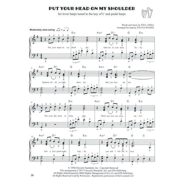 Hal Leonard Favorites from the '50s Harp