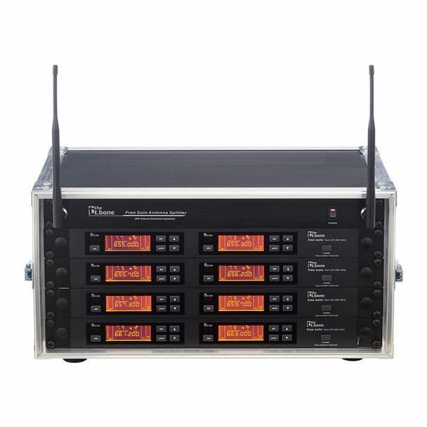 the t.bone free solo PT 520 MHz/8 CH Rack