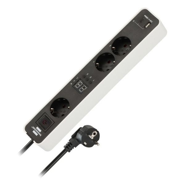 Brennenstuhl Ecolor 3-Way 1,5m USB