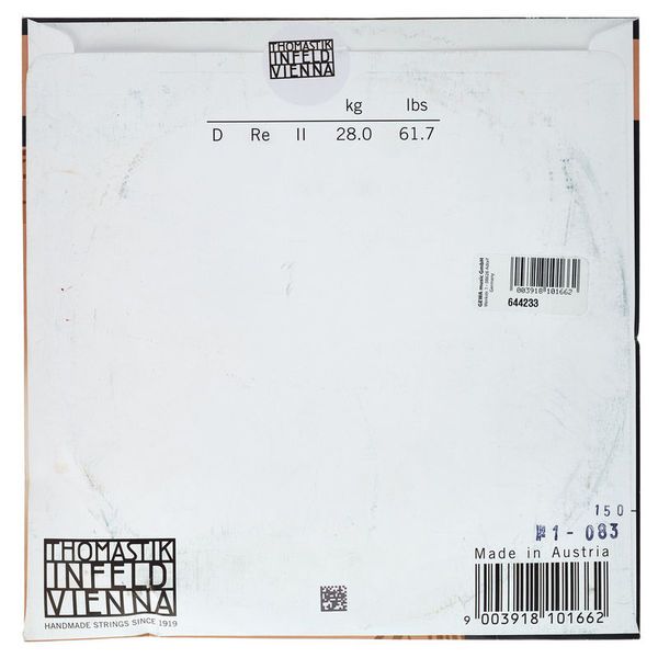 Thomastik Spirocore D Bass 3/4 light