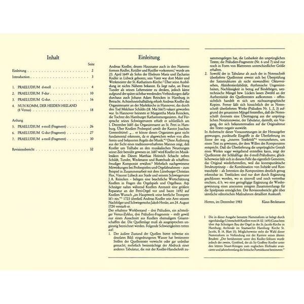 Breitkopf & Hrtel Kneller Smtliche Orgelwerke