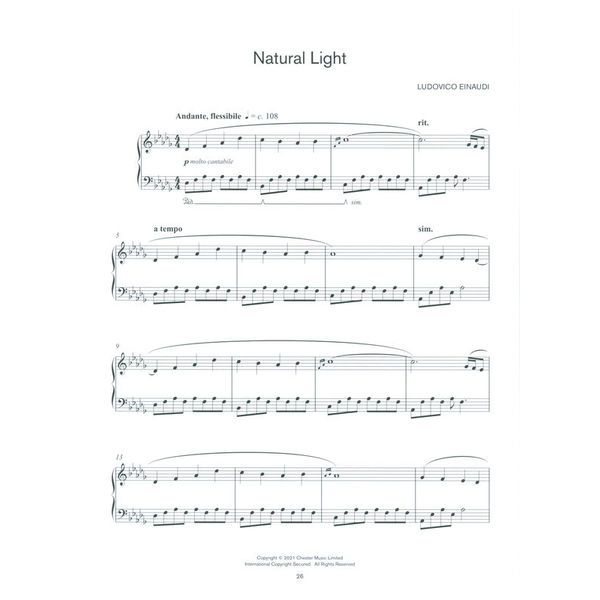 Chester Music Einaudi Underwater