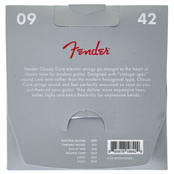 Fender NCKL 155L Classic Core Strings