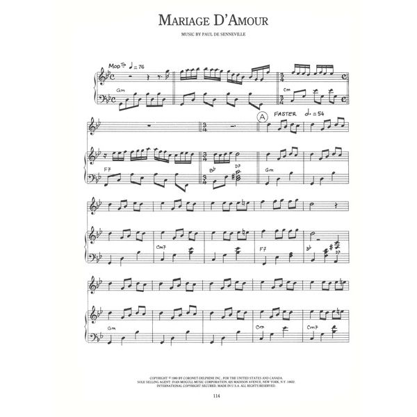 Music Sales Richard Clayderman Anthology