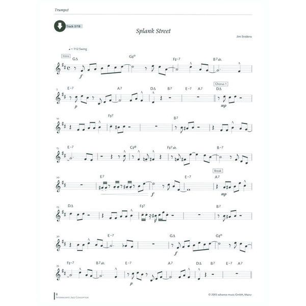 Advance Music Inter Jazz Conception Trumpet