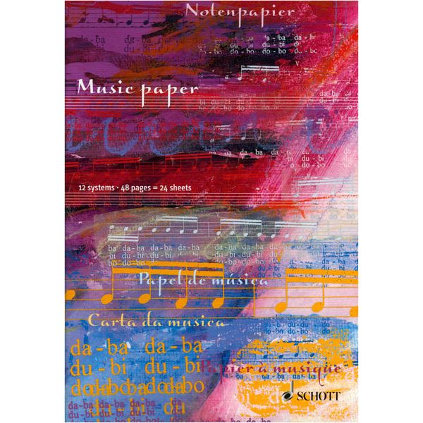 Schott Manuscript Paper A4