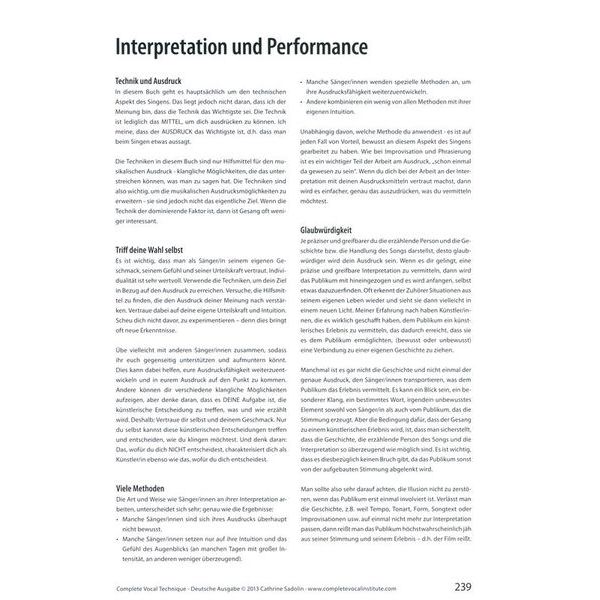 Shout Publications Komplette Gesangstechnik