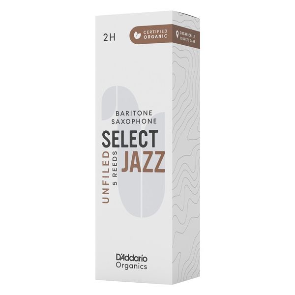 DAddario Woodwinds Organic Sel. Jazz Unf. BAR 2H
