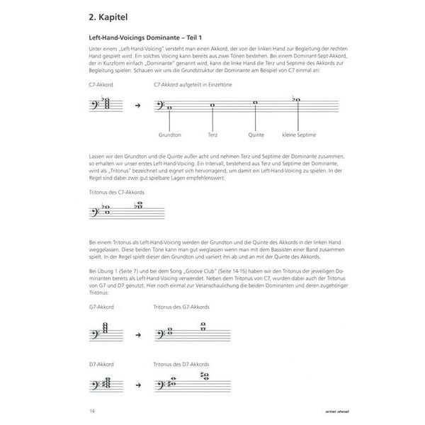 Artist Ahead Musikverlag Die Schule für Blues-Piano