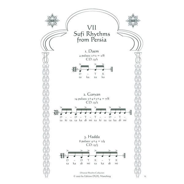 Edition Dux Oriental Rhythm Collection