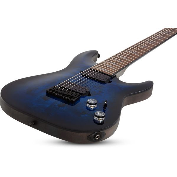 Schecter Omen Elite-7 See Blue Burst