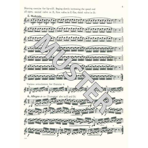 International Music Company Kopprasch 60 Studies 1 Trumpet