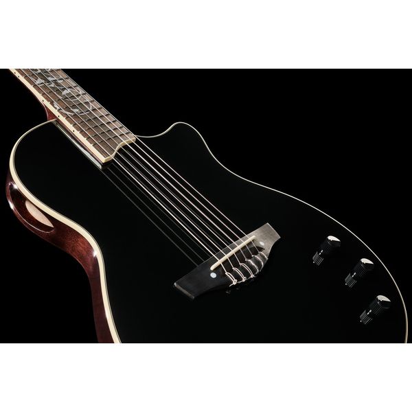 Harley Benton Nashville Nylon Plus BK w/Bag