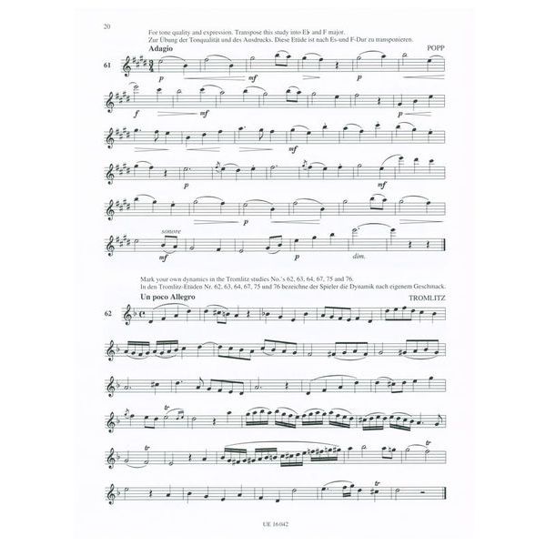 Universal Edition 125 Easy Classical Studies Fl