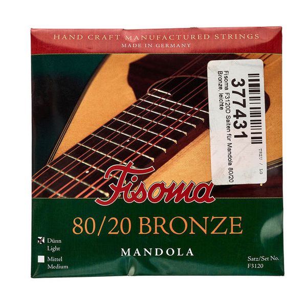 Fisoma F3120D Mandola Strings 80/20