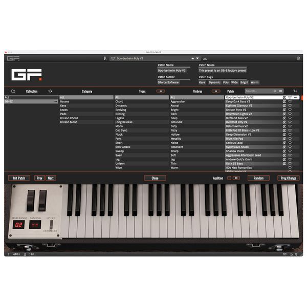 GForce Oberheim OB-EZ