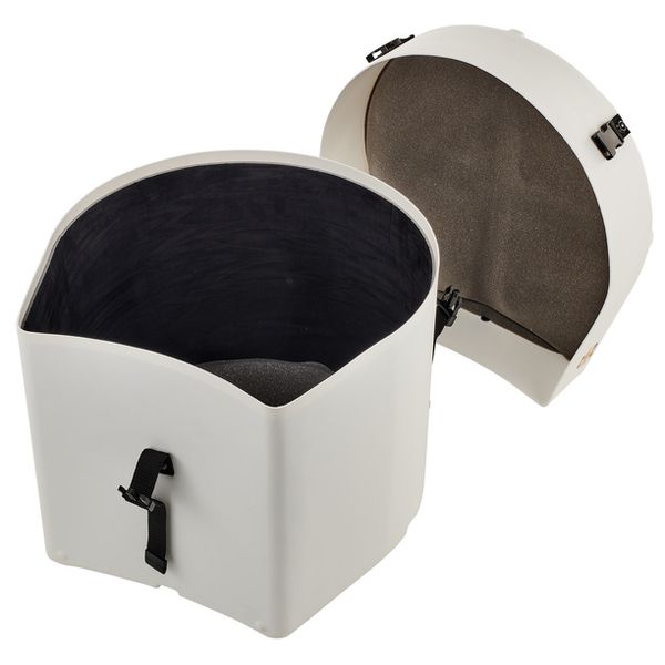 Hardcase 14" F.Tom Case F.Lined White