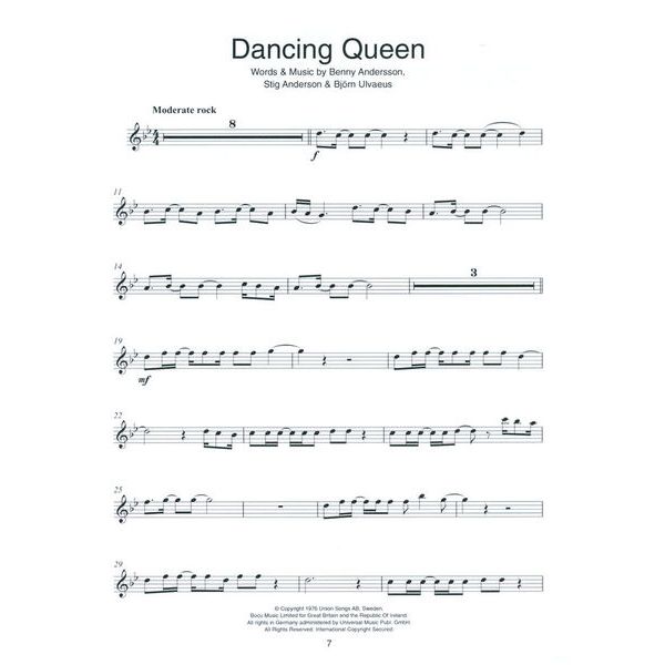 Wise Publications Abba Gold for Flute