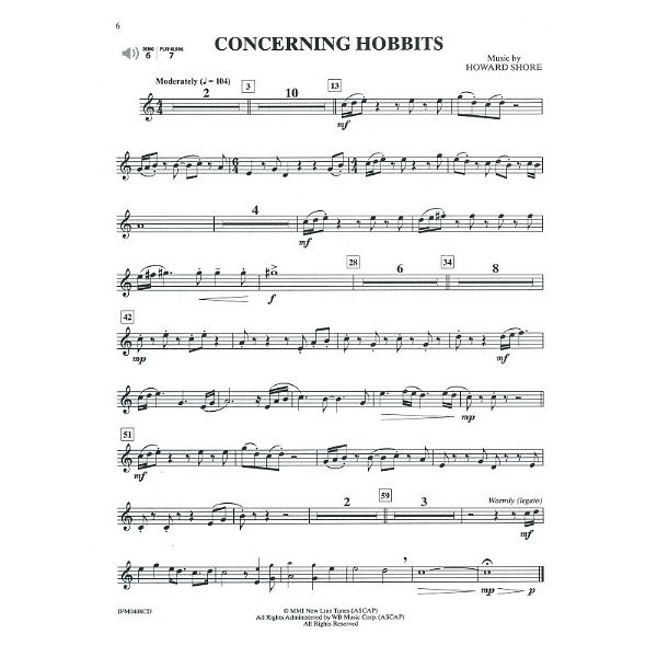 Alfred Music Publishing Lord Of The Rings 1-3 Trumpet