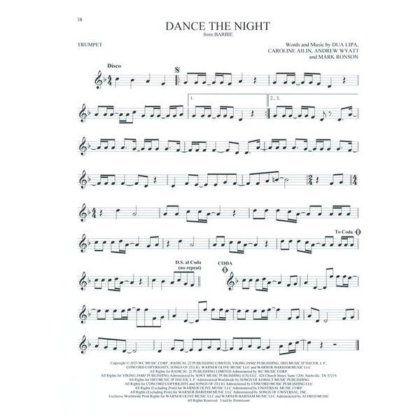 Hal Leonard 101 Top Hits for Trumpet